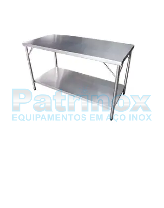 Mesas em aço 304 escovado sob medida | Patrinox