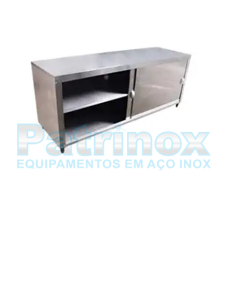 Gabinetes em aço 430 escovado sob medida | Patrinox