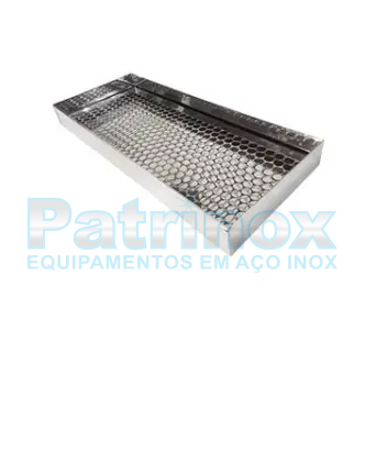 Escorredor em aço inox de pastel | Patrinox