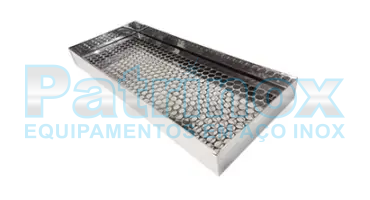 Escorredor de pastel em aço inox para cozinha industrial | Patrinox