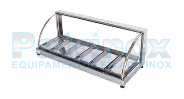 Estufa de Vidro curvo, Em linha 6 bandejas | Patrinox