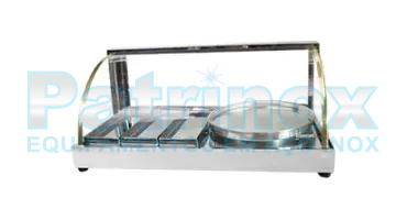 Estufa de Vidro curvo para Salgados | Patrinox | Patrinox