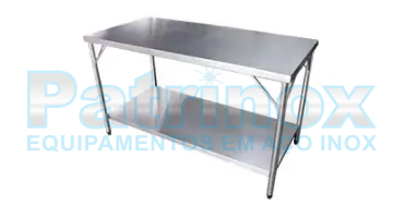 Mesa em aço para cozinhas profissionais | Patrinox