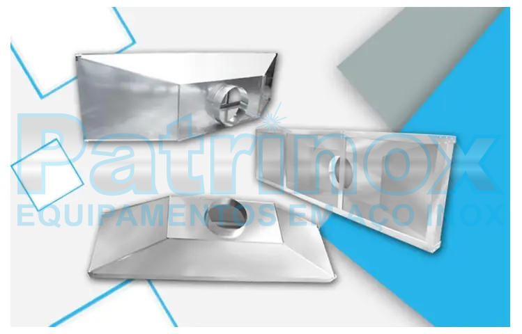  Coifas em chapas galvanizadas | Patrinox